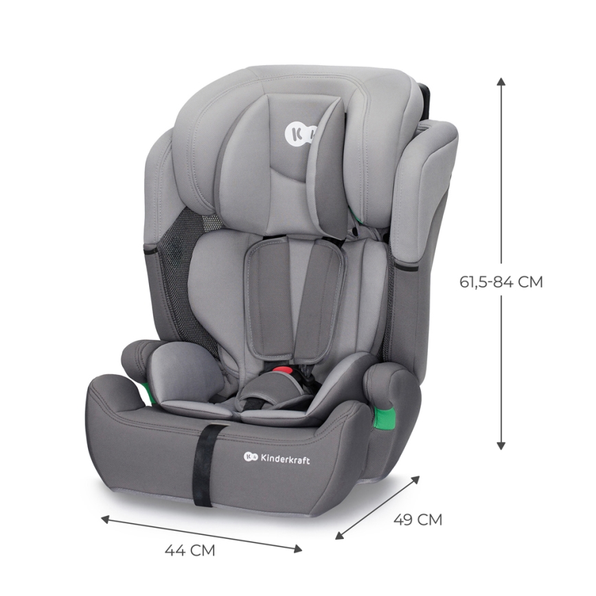 KINDERKRAFT - Autosjedalica COMFORT UP i-Size (76-150 cm) svijetlosiva