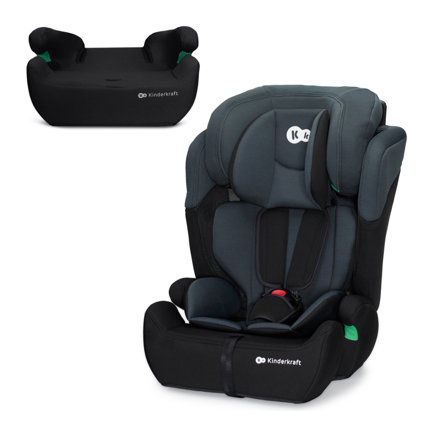 KINDERKRAFT - Autosjedalica COMFORT UP i-Size (76-150 cm) tamno siva