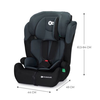 KINDERKRAFT - Autosjedalica COMFORT UP i-Size (76-150 cm) tamno siva
