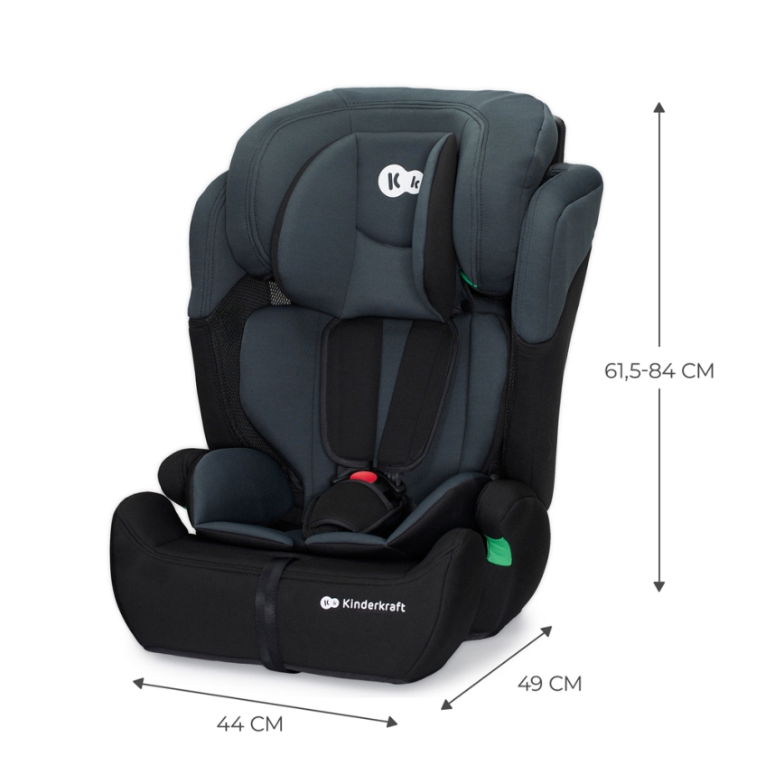 KINDERKRAFT - Autosjedalica COMFORT UP i-Size (76-150 cm) tamno siva