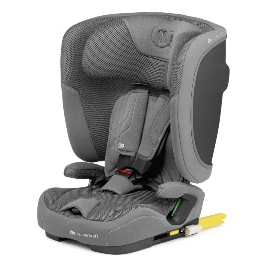 KINDERKRAFT - Autosjedalica FIX2GO i-Size 76-150 cm siva