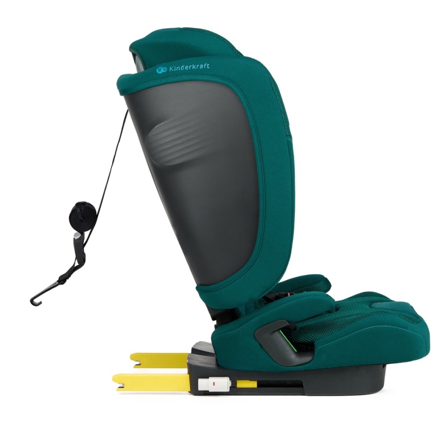 KINDERKRAFT - Autosjedalica FIX2GO i-Size 76-150 cm tirkizna