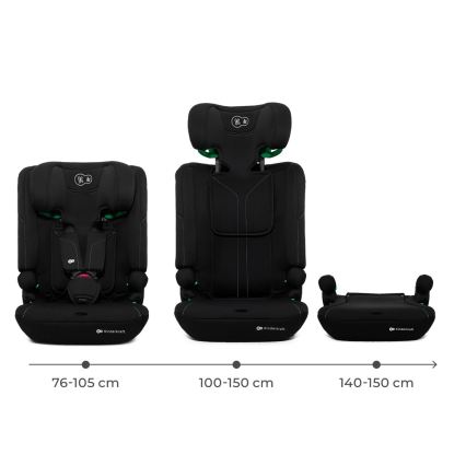 KINDERKRAFT - Autosjedalica I-COMFY i-Size 76-150 cm crna
