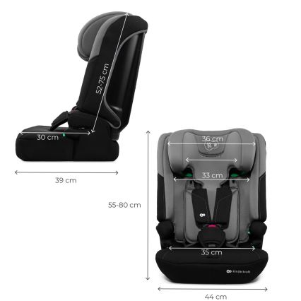 KINDERKRAFT - Autosjedalica I-COMFY i-Size 76-150 cm siva