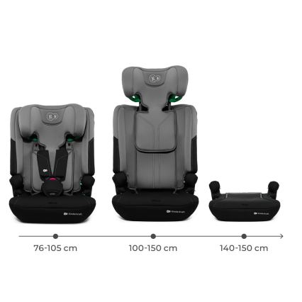 KINDERKRAFT - Autosjedalica I-COMFY i-Size 76-150 cm siva