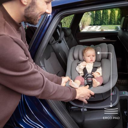 KINDERKRAFT - Autosjedalica I-GUARD i-Size 40-105 cm siva