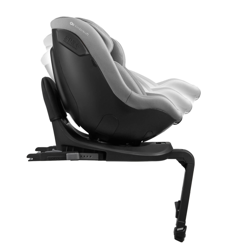 KINDERKRAFT - Autosjedalica I-GUARD i-Size 40-105 cm siva