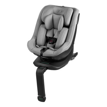 KINDERKRAFT - Autosjedalica I-GUARD i-Size s rotirajućom bazom, 40-105 cm, siva