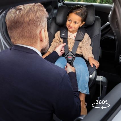 KINDERKRAFT - Autosjedalica I-GUARD PRO i-Size 61-105 cm crna