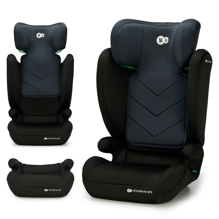 KINDERKRAFT - Autosjedalica I-SPARK i-Size (100-150 cm) crna