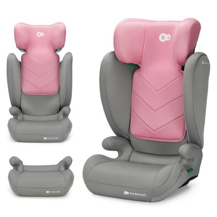KINDERKRAFT - Autosjedalica I-SPARK i-Size (100-150 cm) ružičasta