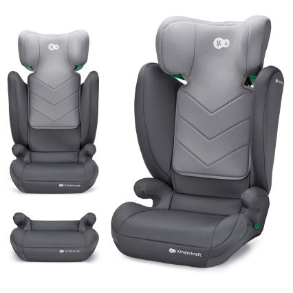 KINDERKRAFT - Autosjedalica I-SPARK i-Size (100-150 cm) siva