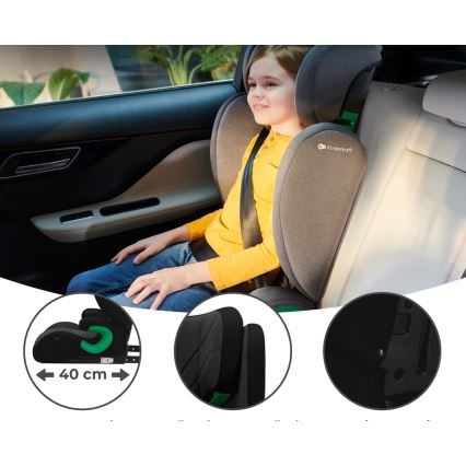 KINDERKRAFT - Autosjedalica JUNIOR FIX 2 (100-150 cm) Graphite black