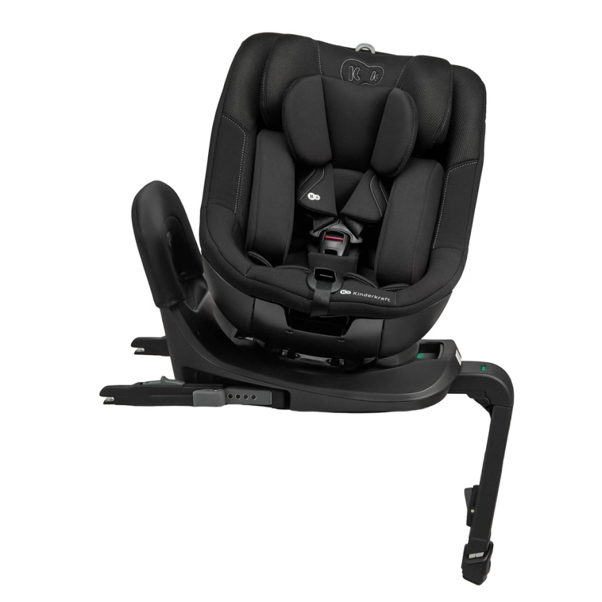 KINDERKRAFT - Autosjedalica s rotirajućom bazom I-GUARD i-Size 40-105 cm crna