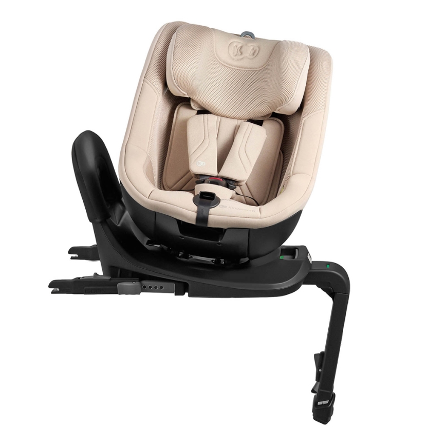 KINDERKRAFT - Autosjedalica s rotirajućom bazom I-GUARD PRO i-Size 61-105 cm bež