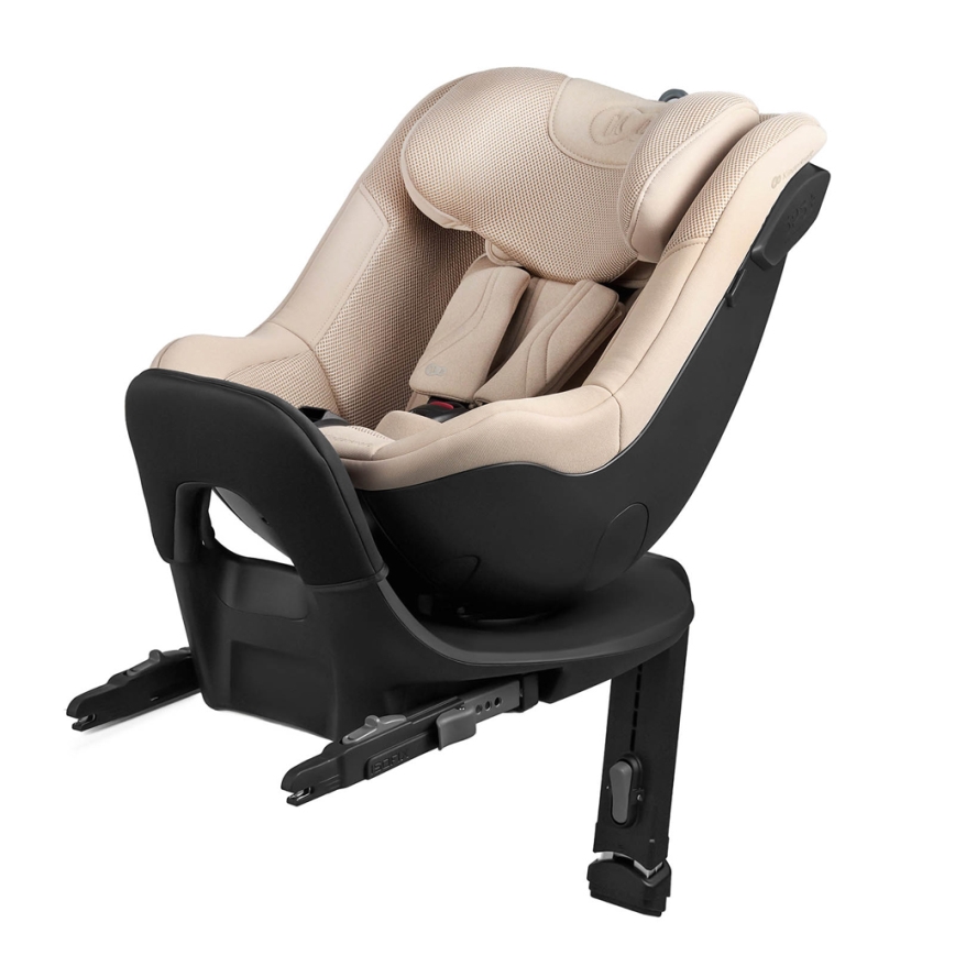 KINDERKRAFT - Autosjedalica s rotirajućom bazom I-GUARD PRO i-Size 61-105 cm bež