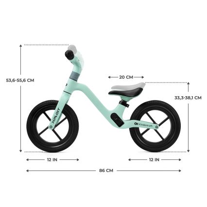 KINDERKRAFT - Bicikl guralica XPLOIT Turquoise