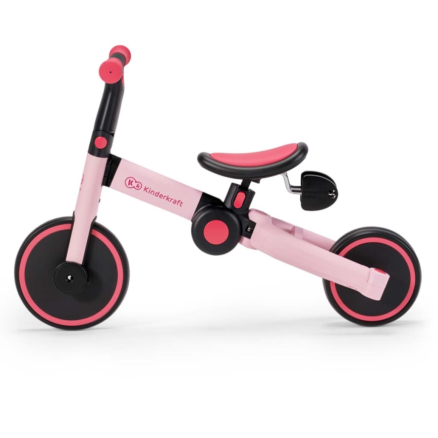 KINDERKRAFT - Dječja bicikl guralica 3u1 4TRIKE ružičasta