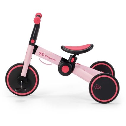 KINDERKRAFT - Dječja bicikl guralica 3u1 4TRIKE ružičasta