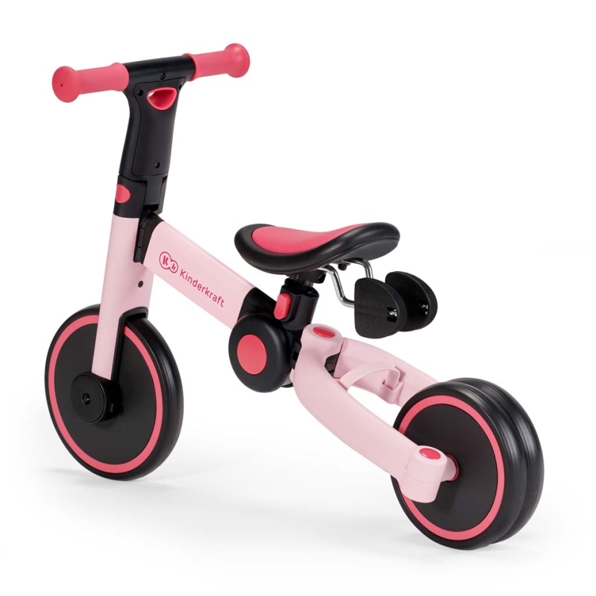 KINDERKRAFT - Dječja bicikl guralica 3u1 4TRIKE ružičasta