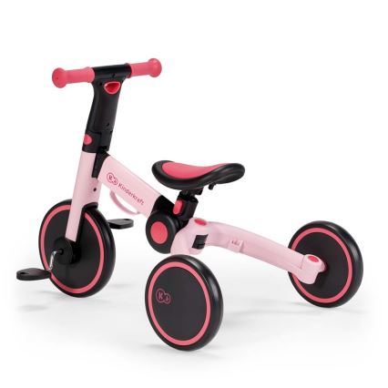 KINDERKRAFT - Dječja bicikl guralica 3u1 4TRIKE ružičasta