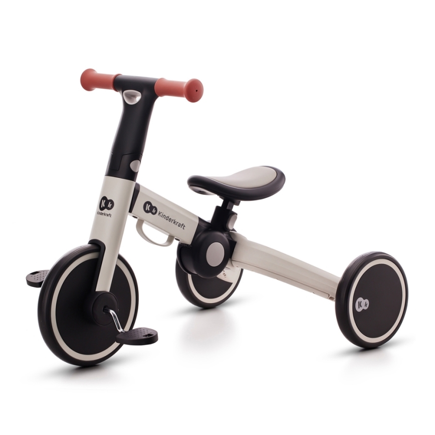 KINDERKRAFT - Dječja bicikl guralica 3u1 4TRIKE siva