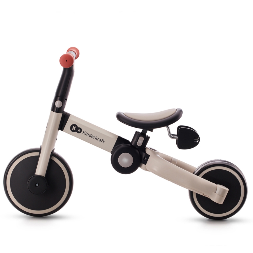 KINDERKRAFT - Dječja bicikl guralica 3u1 4TRIKE siva