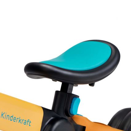 KINDERKRAFT - Dječja bicikl guralica 3u1 4TRIKE žuta/tirkizna