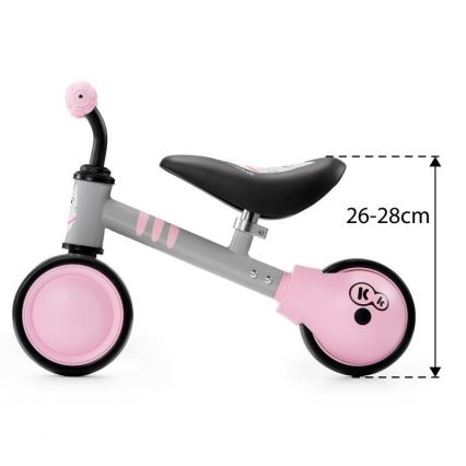 KINDERKRAFT - Dječja bicikl guralica MINI CUTIE ružičasta
