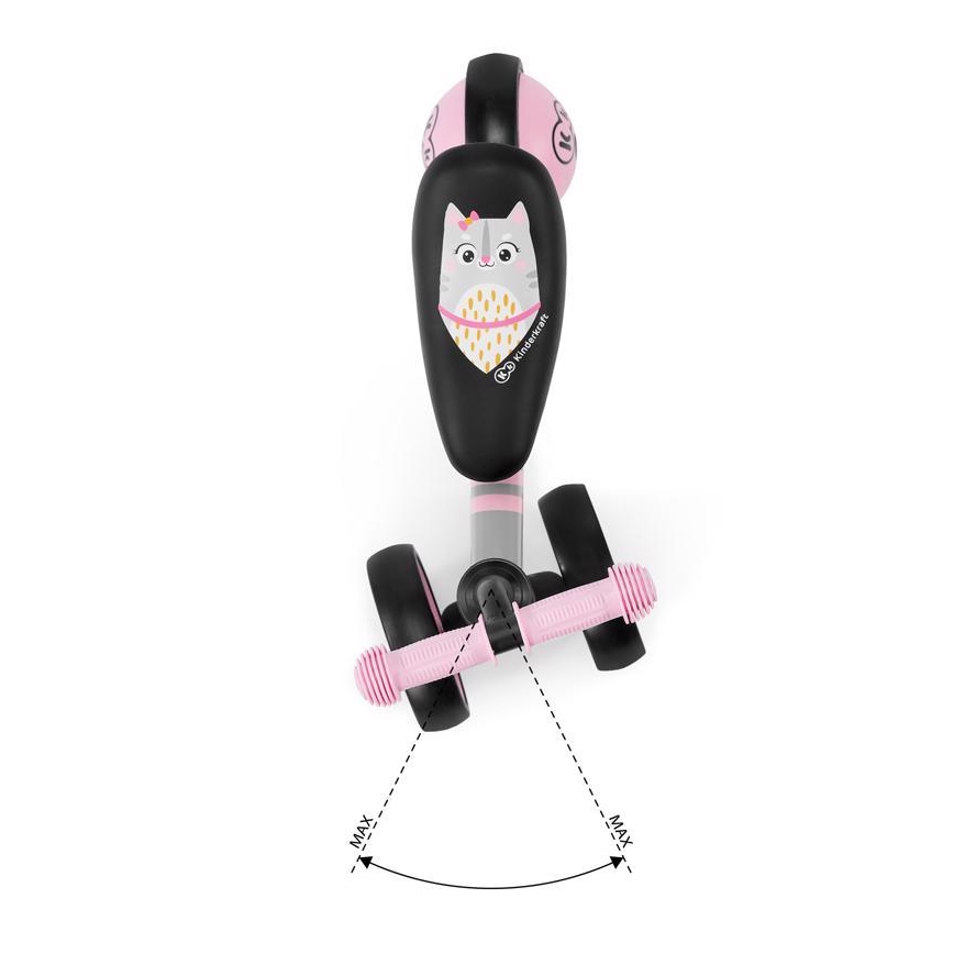 KINDERKRAFT - Dječja bicikl guralica MINI CUTIE ružičasta