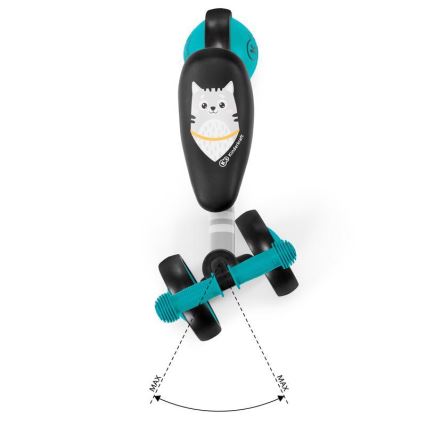 KINDERKRAFT - Dječja bicikl guralica MINI CUTIE tirkizna