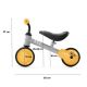 KINDERKRAFT - Dječja bicikl guralica MINI CUTIE žuta