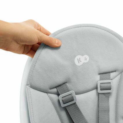 KINDERKRAFT - Dječja hranilica 2u1 DINNLY siva