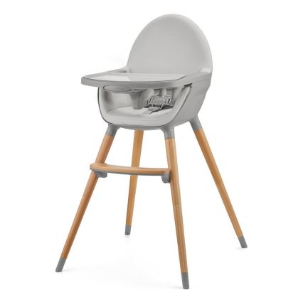 KINDERKRAFT - Dječja hranilica 2u1 FINI2 buk/siva