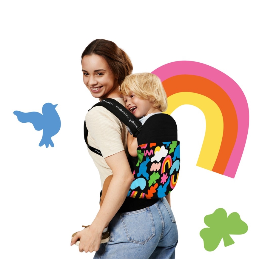 KINDERKRAFT - Dječja nosiljka HUGGY Happy shapes