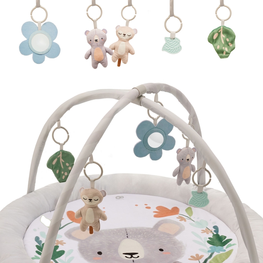 KINDERKRAFT - Dječja podloga za igru COZYPLAY siva