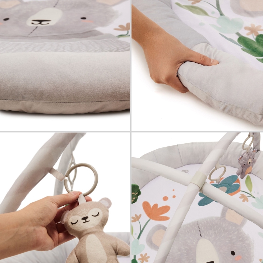 KINDERKRAFT - Dječja podloga za igru COZYPLAY siva