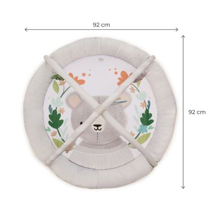 KINDERKRAFT - Dječja podloga za igru COZYPLAY siva