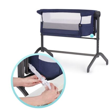 KINDERKRAFT - Dječji krevetić 2u1 BEA plava