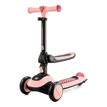 KINDERKRAFT - Dječji romobil 2u1 HALLEY Rose pink