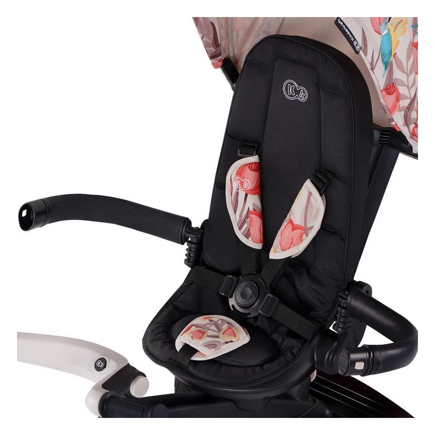 KINDERKRAFT - Dječji tricikl 5u1 EASYTWIST bež/crna