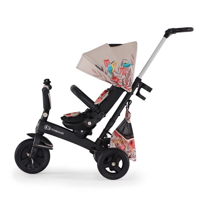 KINDERKRAFT - Dječji tricikl 5u1 EASYTWIST bež/crna
