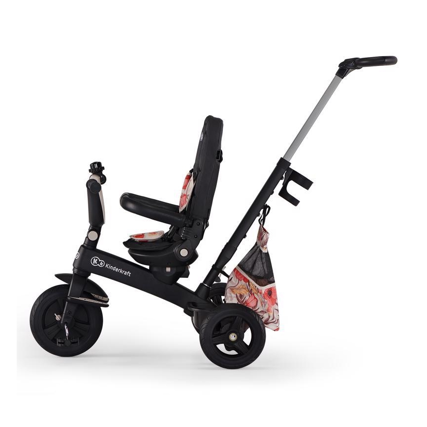 KINDERKRAFT - Dječji tricikl 5u1 EASYTWIST bež/crna