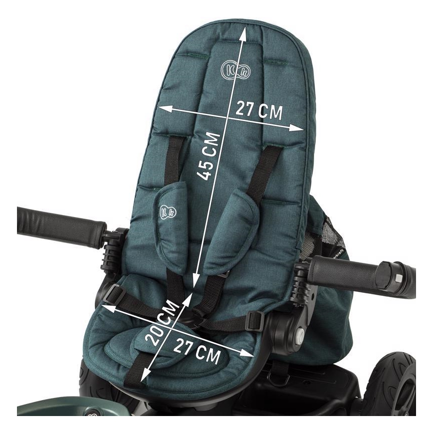 KINDERKRAFT - Dječji tricikl 5u1 EASYTWIST ružičasta/crna