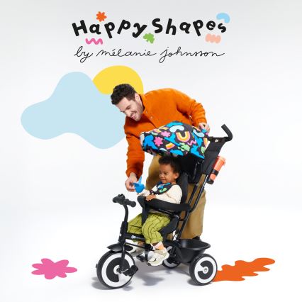 KINDERKRAFT - Dječji tricikl ASTON Happy shapes