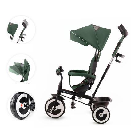 KINDERKRAFT - Dječji tricikl ASTON Mystic green
