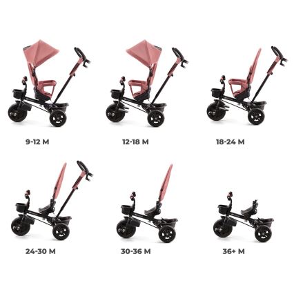 KINDERKRAFT - Dječji tricikl AVEO ružičasti