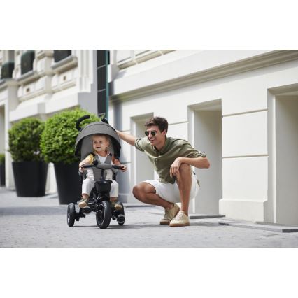KINDERKRAFT - Dječji tricikl AVEO sivi