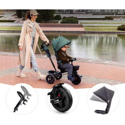 KINDERKRAFT - Dječji tricikl AVEO zelena
