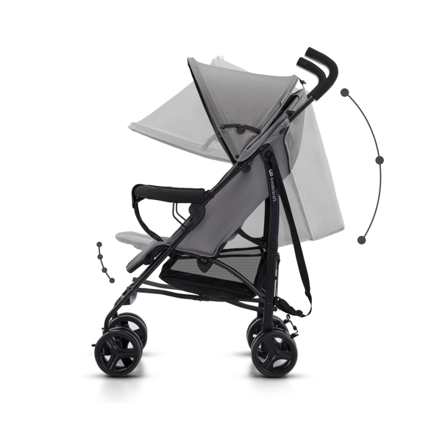KINDERKRAFT - Golf kolica TIK Stone grey